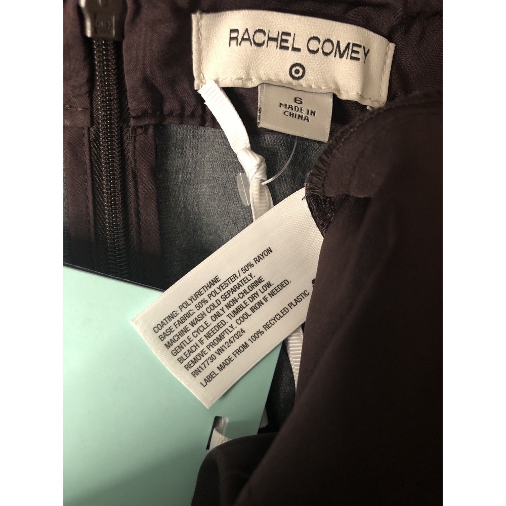 Rachel Comey x Target Faux Leather Croc Embossed Midi Skirt Chicory Brown 6 - Picture 4 of 6